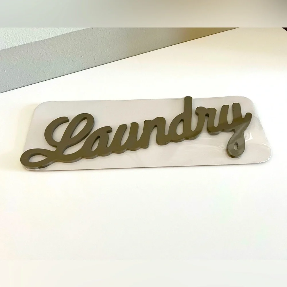Target Laundry Wooden Decor
